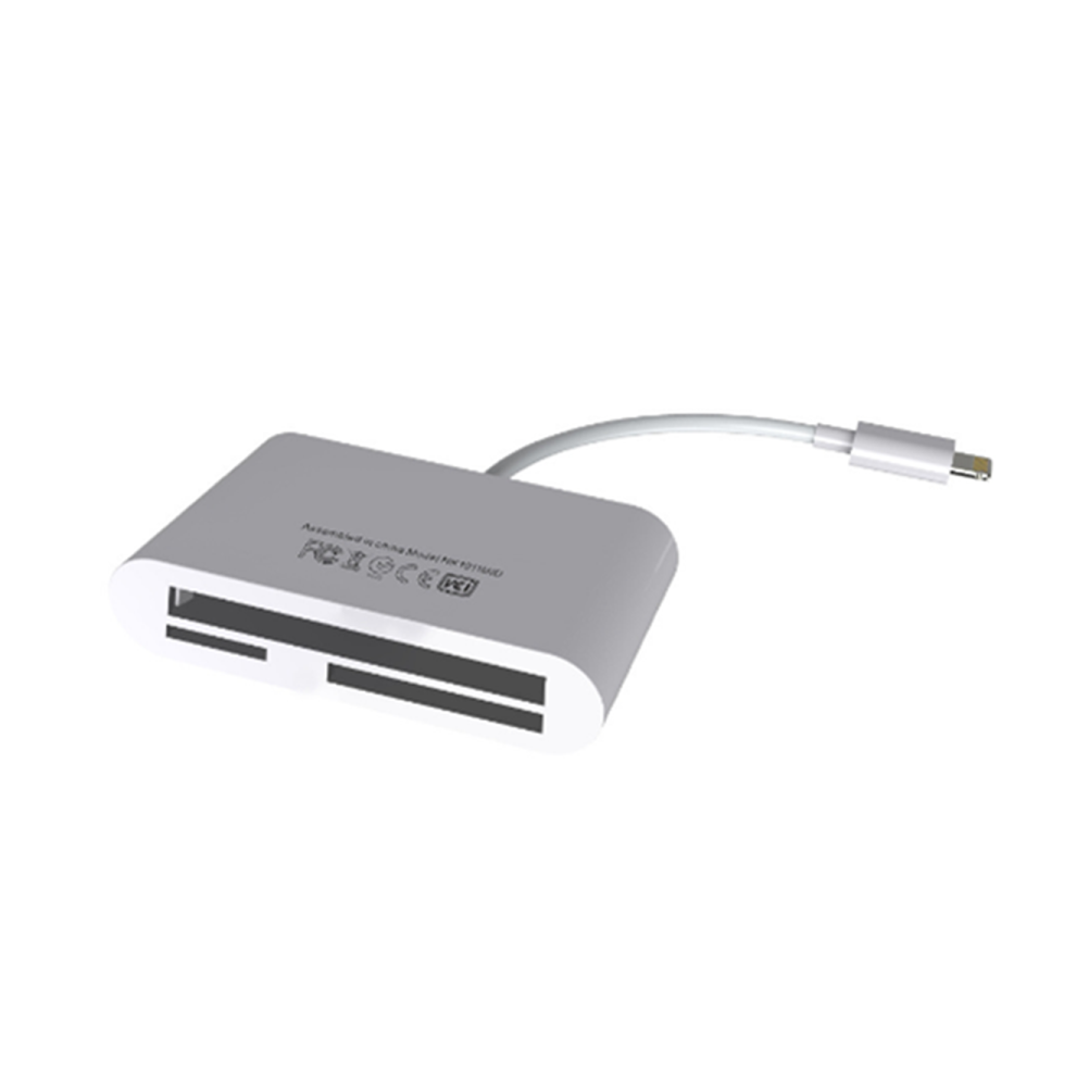 Lecteur de carte de téléphone portable multifonction 5 en 1, chargement USB, lecteur de carte OTG multi-en-1 pour IPhone