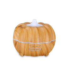 300ML Schlafzimmer Kürbis Holzmaserung Aroma Diffusor Luftbefeuchter Holzmaserung Luftbefeuchter-Licht