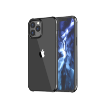 Dtrade 1 x Schutzhülle aus Acryl mit vier Ecken, sturzsicher, transparent, Hartschale für iPhone 12 Pro (6,1 Zoll)