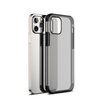 Dtrade Anti-Rutsch Creative Skin Feel Frosted Anti-Fall-Panzerschale für iPhone 12 Mini 5,4 Zoll - Schwarz