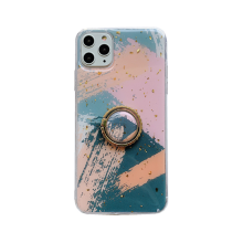 Dtrade Wind Stitching Handyhülle Creative Ring Epoxy Schutzhülle für iPhone 12 Mini 5,4 Zoll