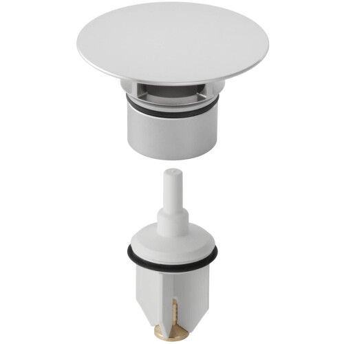 Geberit – Geberit Valve Cap with Cap: Bright Chrome (240.750.21.1)