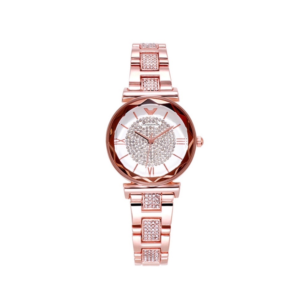 Eenvoudig Gypsophila-Horloge Voor Meisjes, All-Match Quartzhorloge, Modieus, Waterdicht, Decoratief, 52005#-image