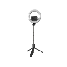 L07 Bluetooth Selfie Stick mit 5 Zoll Ring Fülllicht Beauty Light Mobile Desktop Selfie Stativ