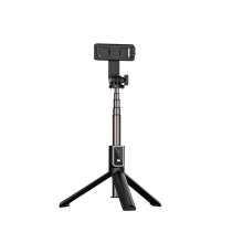P40L Einziehbarer Selfie-Stick aus Aluminiumlegierung für Mobiltelefone, tragbarer Bluetooth-Selfie-Stick für Schönheitskameras