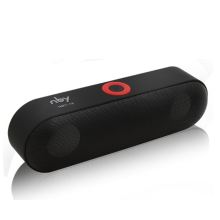 NBY-18 Tragbarer ovaler Subwoofer Drahtloser Bluetooth-Lautsprecher Outdoor-Auto Mini Dual-Lautsprecher Kleines Audio