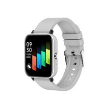H10 Smart Watch Full Touch Bluetooth Anruf Gesunde Herzfrequenz Blutdruck Übung Schrittzähler Smart Armband-Silber