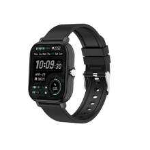 H20 Smart Bluetooth Farbdisplay Armband Informationen Herzfrequenz Blutdruck Wasserdichte Sportuhr-Schwarz