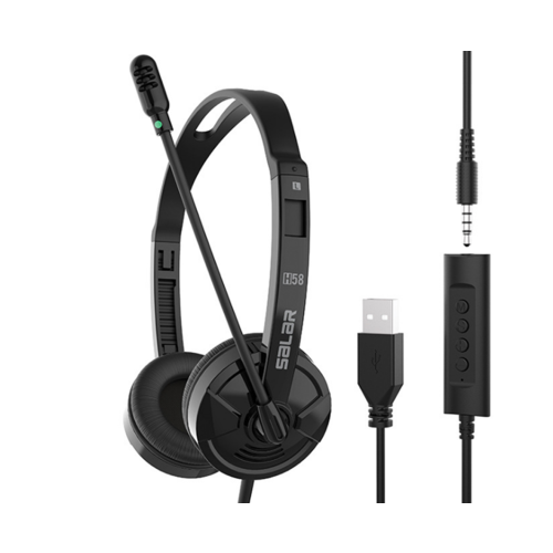 H58 Headset Computer Wired Business Büro Telefon Headset USB Interface Noise Reduction Headset 1