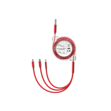 R29 1M 2.1A 1 Drag 3 Handy-Teleskop-Datenkabel Schnelllade-Mehrkopf-Ladekabel