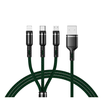 F27 1,2 M 3A Handy Stricken 1 Drag 3 Datenkabel 3 In 1 Schnelle Lade und Ladekabel