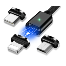 F16 1M 3 In 1 Handy Magnetisches Datenkabel Typ-c Magnetisches Ladekabel Magnetisches Ladekabel