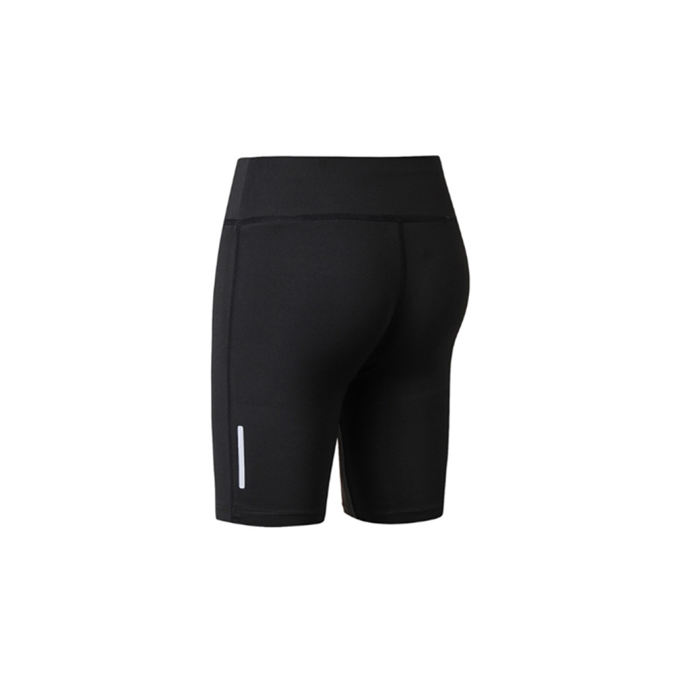 Short réfléchissant de nuit pour femmes, Power Flex, entraînement de Yoga, course à pied, Fitness, pantalon de Yoga, noir Xl