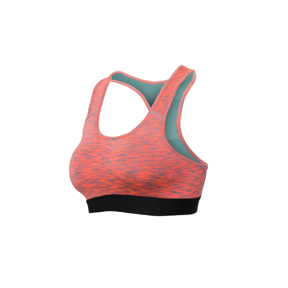 (L) Soutien-gorge de sport d'entraînement dos nageur pour femme, soutien-gorge de yoga, rouge, XL
