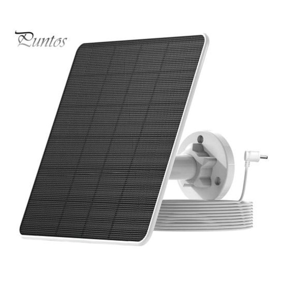 Solar Panel for Ring Camera Waterproof 5W Solar Panel Charger with 13-foot Cable for Ring Spotlight Cam/Plus/Pro Battery for Stick Up Cam/Pro Battery