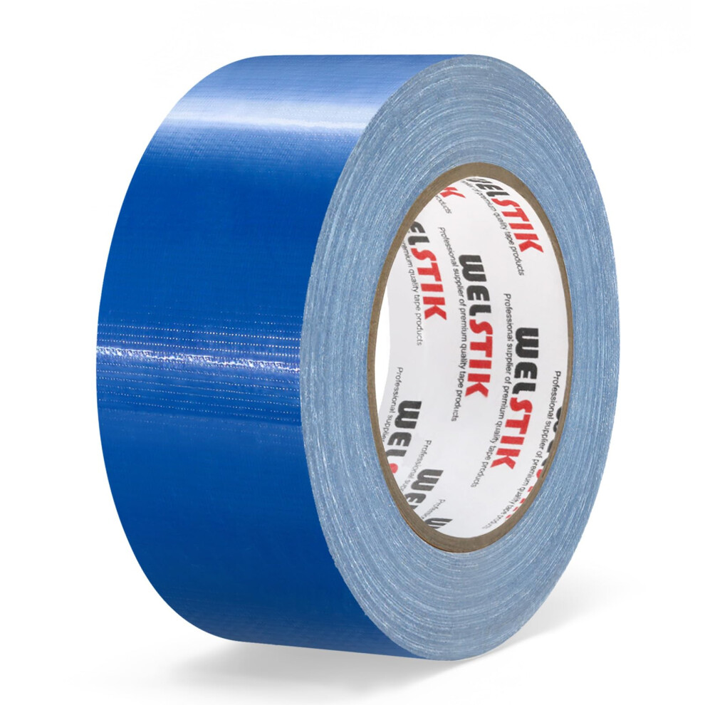 Blue Duct Tape Waterproof,Colored Gaffer Tape For Repairs, Diy, Crafts, Indoor Outdoor Use,50Mm X 41M, 7.5 Mil Thick,Blue 727196242754