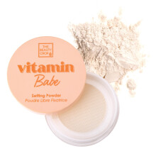 Vitamin Babe Setting Powder - Talc-Free Loose Powder for Flawless Finish - Translucent Shade - 0.35 oz