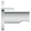 Idealrain Round Shower Head Holder, Chrome, BC806AA 3