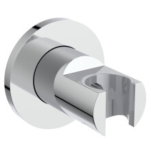 Idealrain Round Shower Head Holder, Chrome, BC806AA