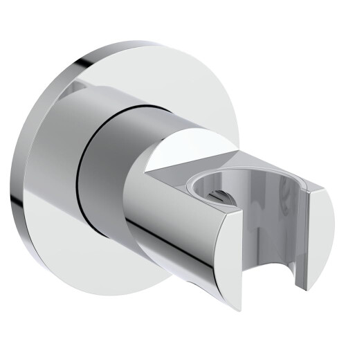 Idealrain Round Shower Head Holder, Chrome, BC806AA