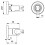 Idealrain Round Shower Head Holder, Chrome, BC806AA 4