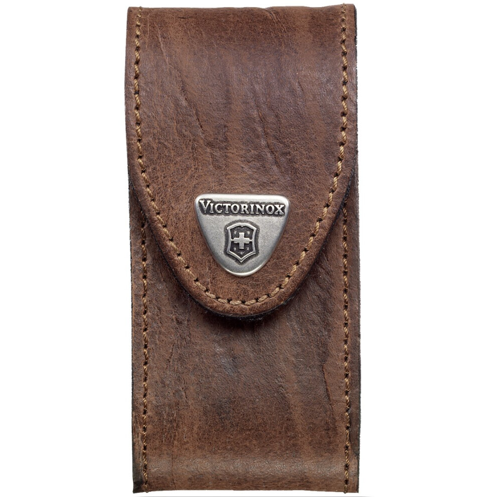 40545 Leather Belt Pouch - Brown, 26.7 cm*19.3 cm*4.2 cm
