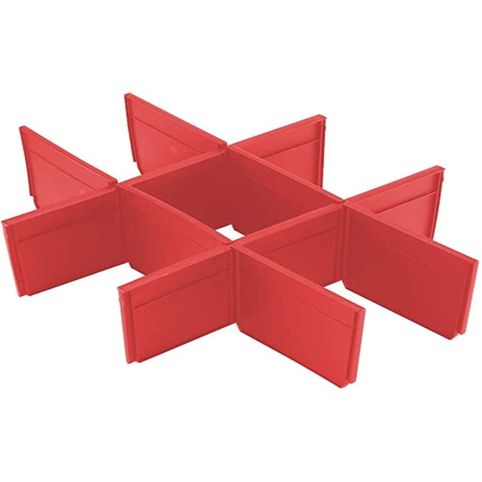 for Packing Out suitcases with 2 Drawers packout dividers, Red