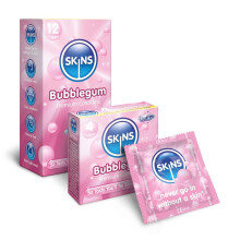 Bubblegum Flavoured Condoms Multipack - Ultra Thin Flavoured Condoms for Oral and IntercoursePremium Condoms Pack of 24