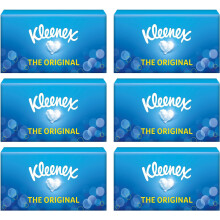 Original Facial Tissues – 6 Standard Tissue Boxes