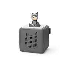 tonies Toniebox Wireless Musical Storybox Starter Set, including 1 Creative, Grey