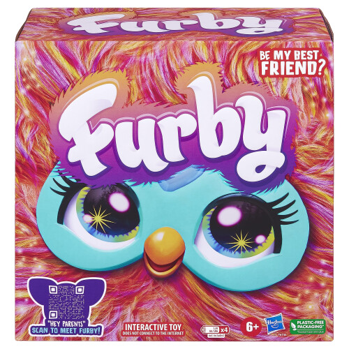 Furby Coral Interactive Plush Toy - English Version, 6 inch 1