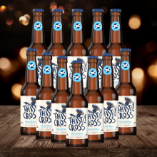 Thistly Cross Traditional Craft Cider 12 x 330ml Bottles - 4.4% ABV, East Lothian, Scotland