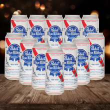 Pabst Blue Ribbon American Pale Lager 500ml Cans (12 Pack)- 4.7% ABV