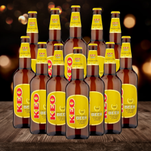 Keo Premium Cypriot Lager 330ml - 4.5% ABV - Fresh, Unpasteurised Cypriot Craft Beer
