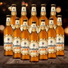 Krombacher Weizen Premium German Wheat Beer 500ml Bottles (12 Pack) - 5.3% ABV