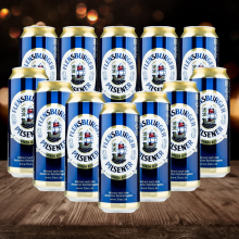 Flensburger Pilsener German Pils 500ml Cans (12 Pack) - 4.8% ABV