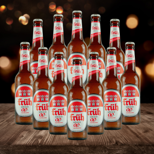Fruh Kolsch 0.0% Alcohol Free Beer 330ml Bottles (12 Pack)