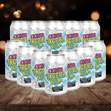 Tiny Rebel 'Clwb Tropica NA' British Alcohol-Free Beer 330ml Cans - 0.5% ABV (12 Pack)