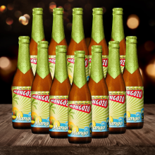 Mongozo Mango Belgian Fruit Beer 330ml Bottles - 3.60% ABV (12 Pack)