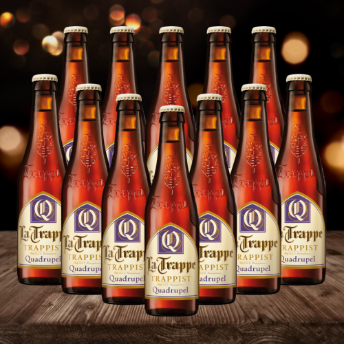 La Trappe Trappist  Dutch Quadrupel Beer - 10.00% ABV (12 Pack)