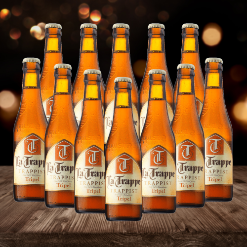 La Trappe Trappist Dutch Tripel Beer - 8.0% ABV (12 Pack)