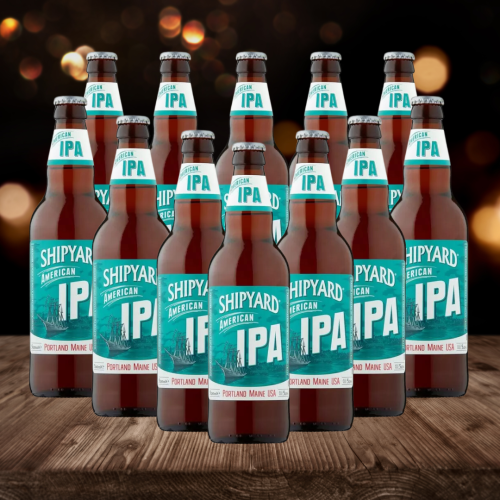 Shipyard America IPA 500ml Bottles - 5% ABV (12 Pack)