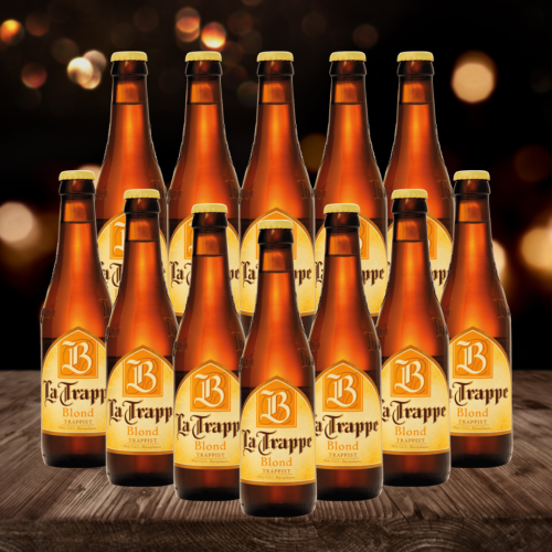 La Trappe Trappist Dutch Blond Beer - 6.50% ABV (12 Pack)