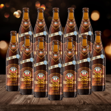 Erdinger Dunkel Dark German Wheat Beer 500ml Bottles - 5.3% ABV (12 Pack)