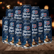Hacker Pschorr Kellerbier German Lager 500ml Cans ? 5.5% ABV (12 Pack)