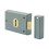 SRL001 101mm x 76mm Grey Rim Deadlock, 4" x 3" 1