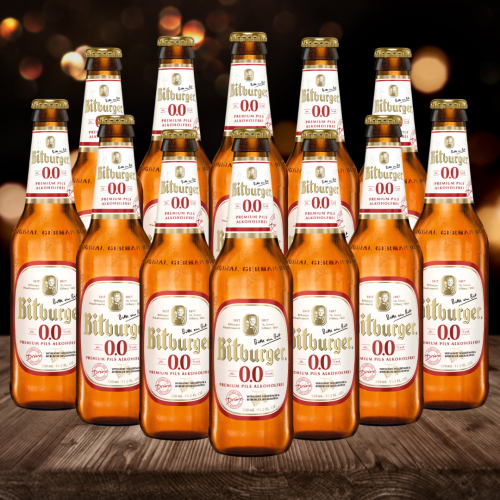 Bitburger Drive Alcohol Free German Pilsner 330ml Bottles ? 0.0% ABV (12 Pack)