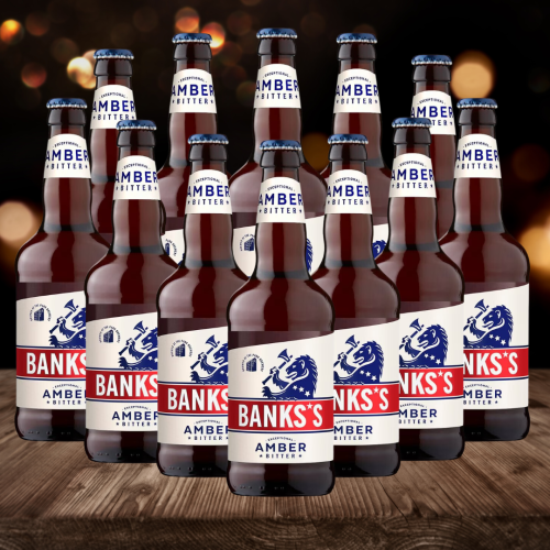 Banks Amber Ale 12 pack 500ml Bottles (3.4%)