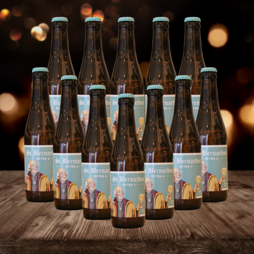 St Bernardus Belgian Extra 4 330ml Bottles - 4.8% ABV (12 Pack)