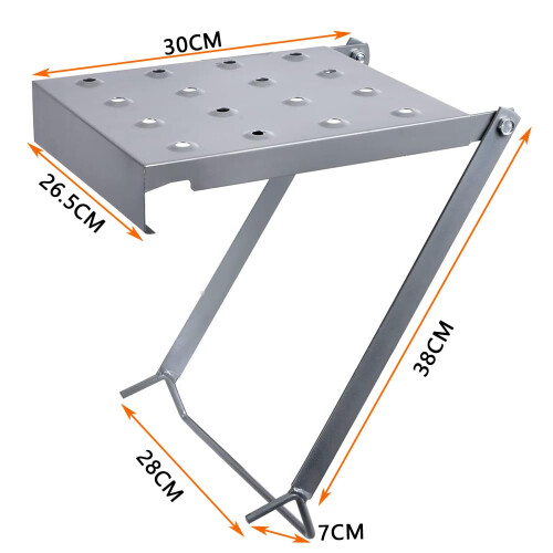 Ladder Work Platform System,Anti-Slip Extension Ladder Tool, Ladder Work Stand Holds 330 Pound 2